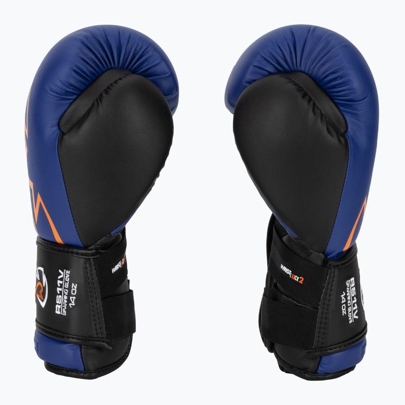 Rival RS11V Professionelle blaue Boxhandschuhe 4