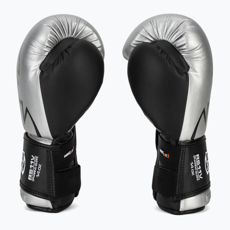 Rival RS11V Professionelle silberne Boxhandschuhe 4