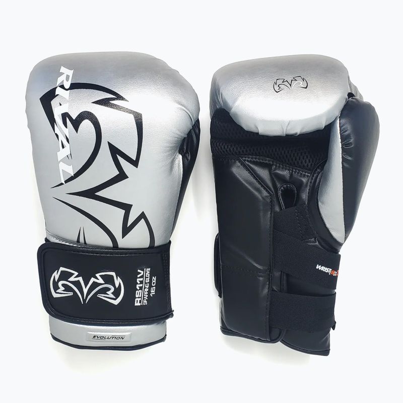 Rival RS11V Professionelle silberne Boxhandschuhe