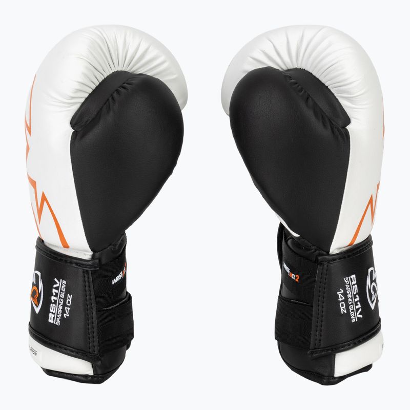 Rival RS11V Professionelle weiße Boxhandschuhe 4