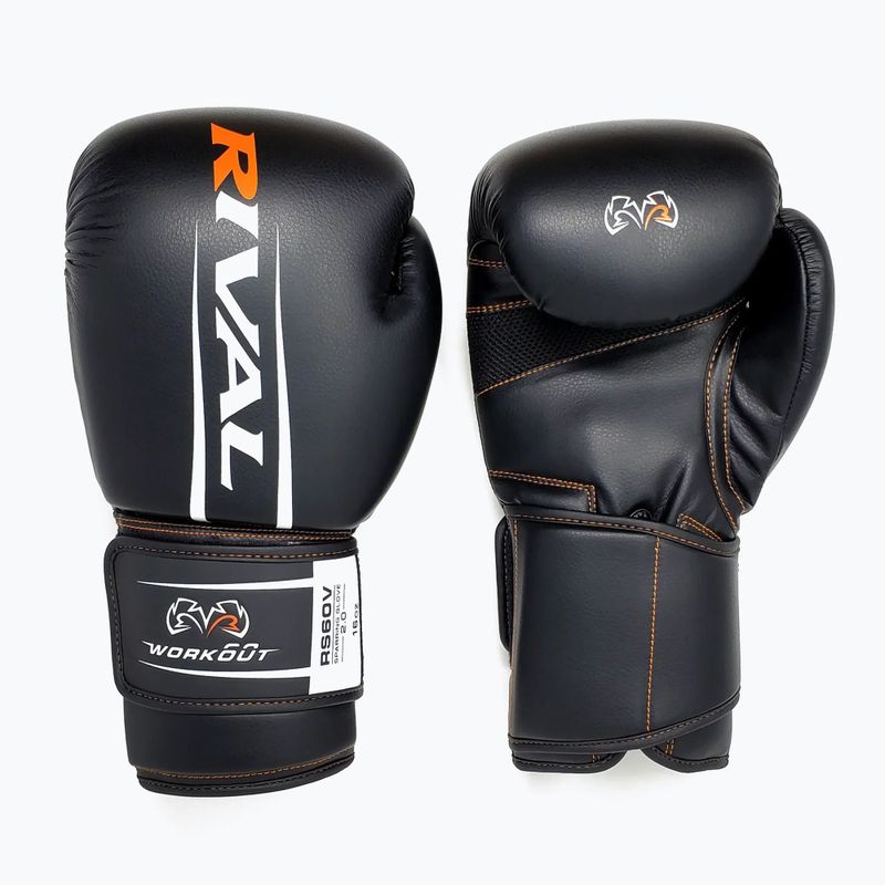 Boxhandschuhe Rival RS60V Workout Sparring Gloves 2.0 black