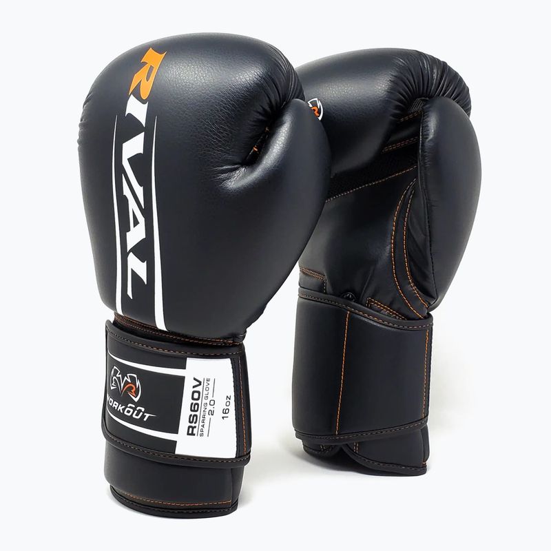 Boxhandschuhe Rival RS60V Workout Sparring Gloves 2.0 black 2