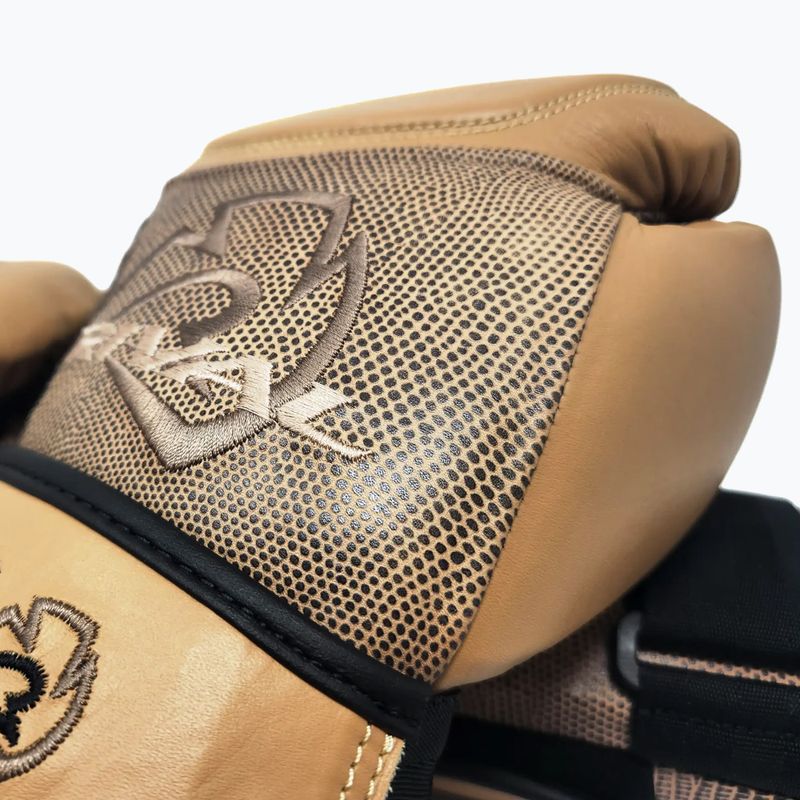 Rivalisierende Boxhandschuhe RFX-Guerrero Intelli-Shock Tasche Snake Skin Edition beige 4