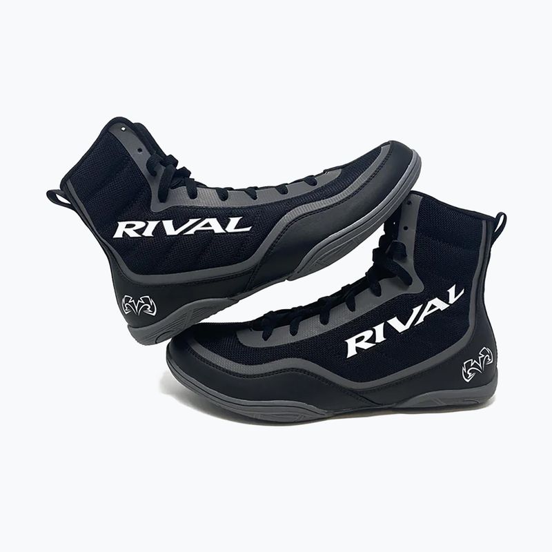 Rival RSX-Prospect schwarz/graue Boxstiefel 7