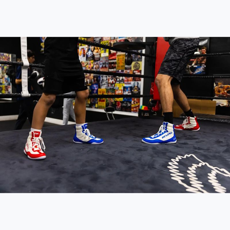 Rival RSX-Prospect weiß/blaue Boxschuhe 7