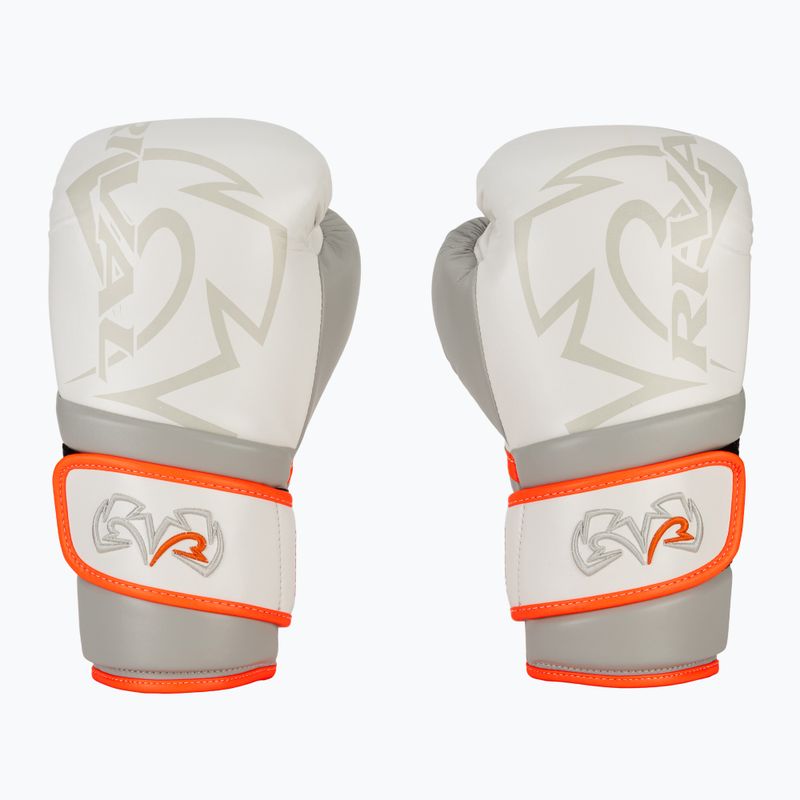 Boxhandschuhe Rival Impulse Sparring Gloves Gants white/orange 2