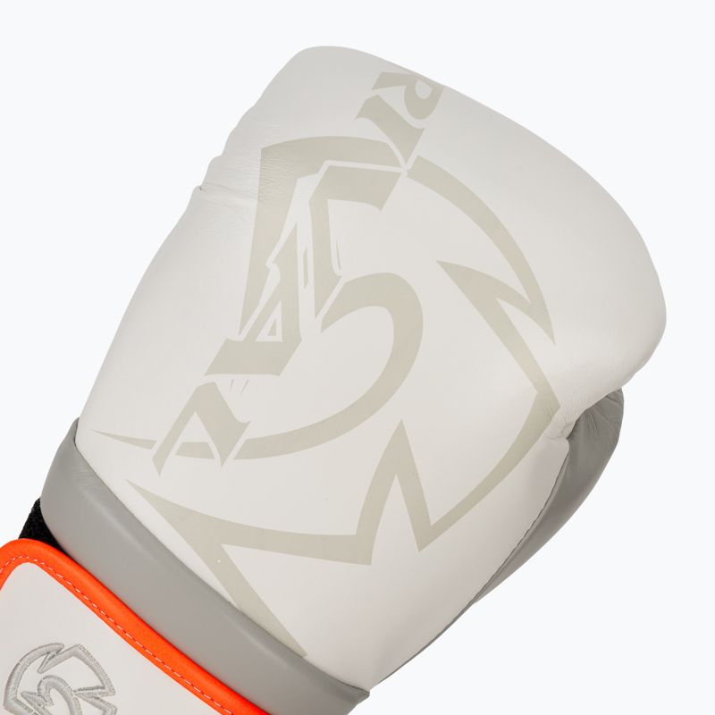 Boxhandschuhe Rival Impulse Sparring Gloves Gants white/orange 5