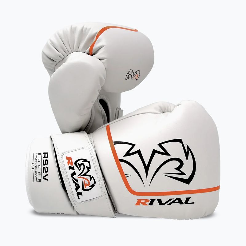 Boxhandschuhe Rival Super Sparring 2.0 white 2