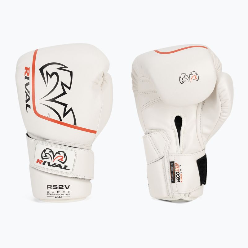 Boxhandschuhe Rival Super Sparring 2.0 white