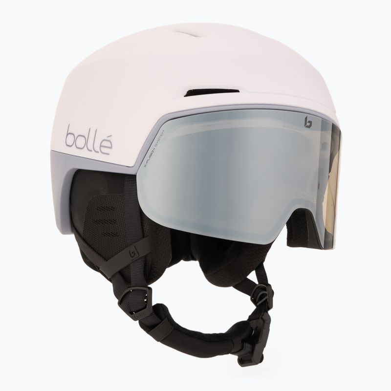 Skihelm Bollé X-Fusion white Lilac matte/photochromic gun
