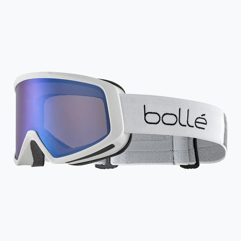 Skibrille Bollé Bedrock Plus white matte/bronze blue