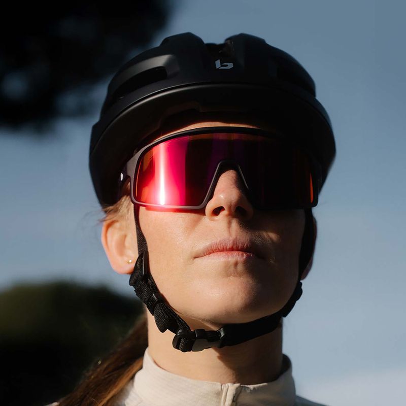 Sonnenbrille Bollé Striver black matte/sunrise 5