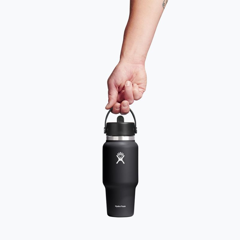 Hydro Flask Wide Flex Travel Thermosflasche 710 ml schwarz 3
