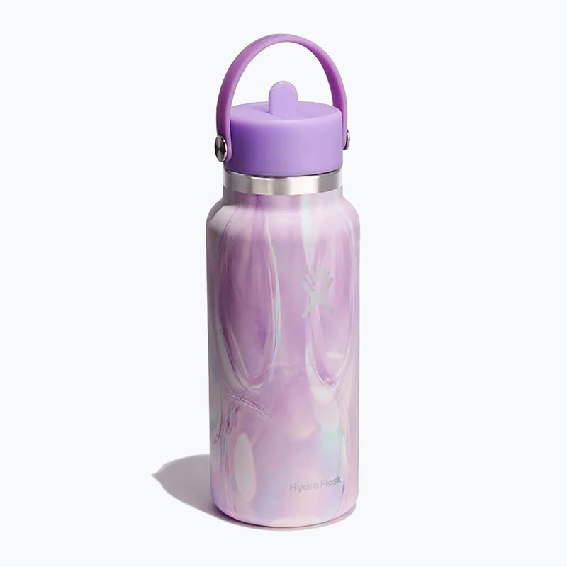 Hydro Flask Wide Flex Straw Cap Jelly 945 ml lila Swirl Thermoflasche 2