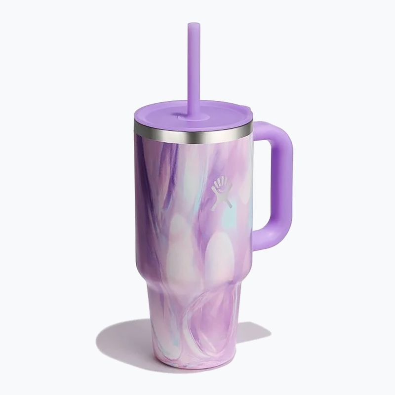 Hydro Flask Travel Tumbler Jelly Thermobecher 945 ml lila Wirbel 2