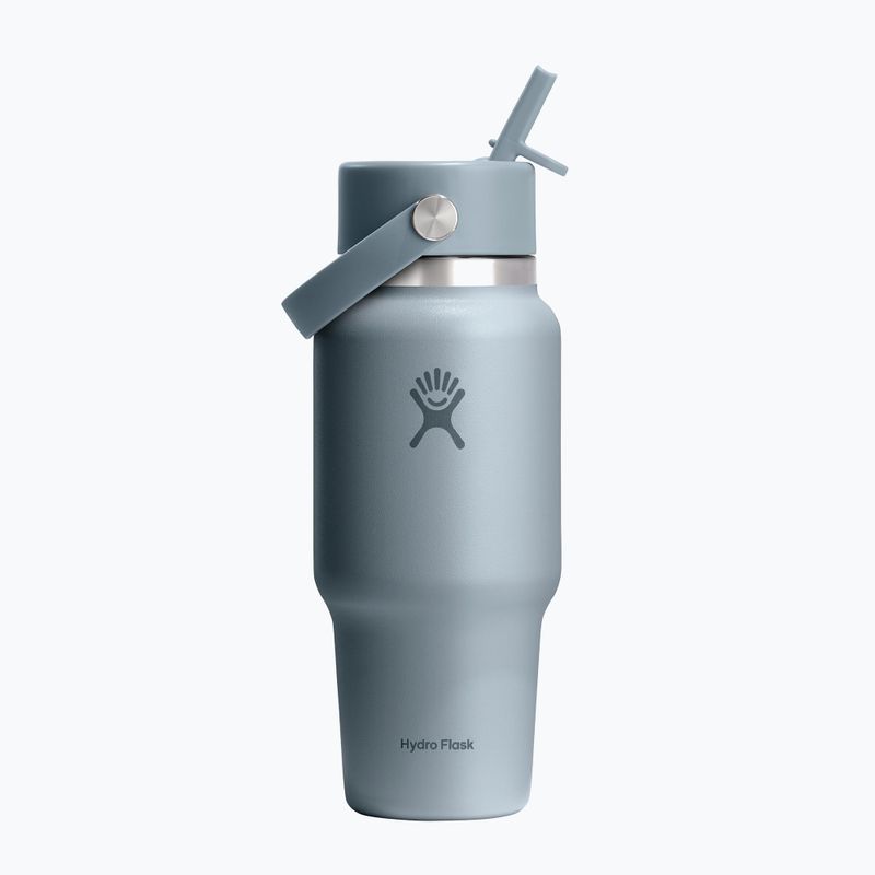 Thermosflasche Hydro Flask Wide Flex Straw Travel 621 ml shale grey