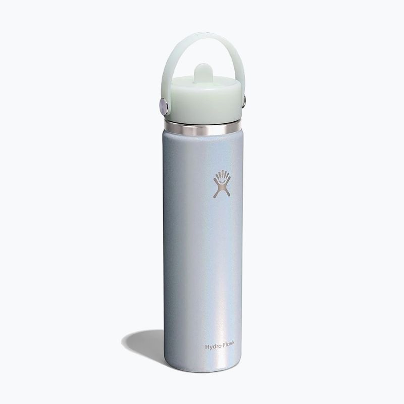 Thermosflasche Hydro Flask Wide Mouth with Flex Straw Cap 710 ml glimmer blue 2