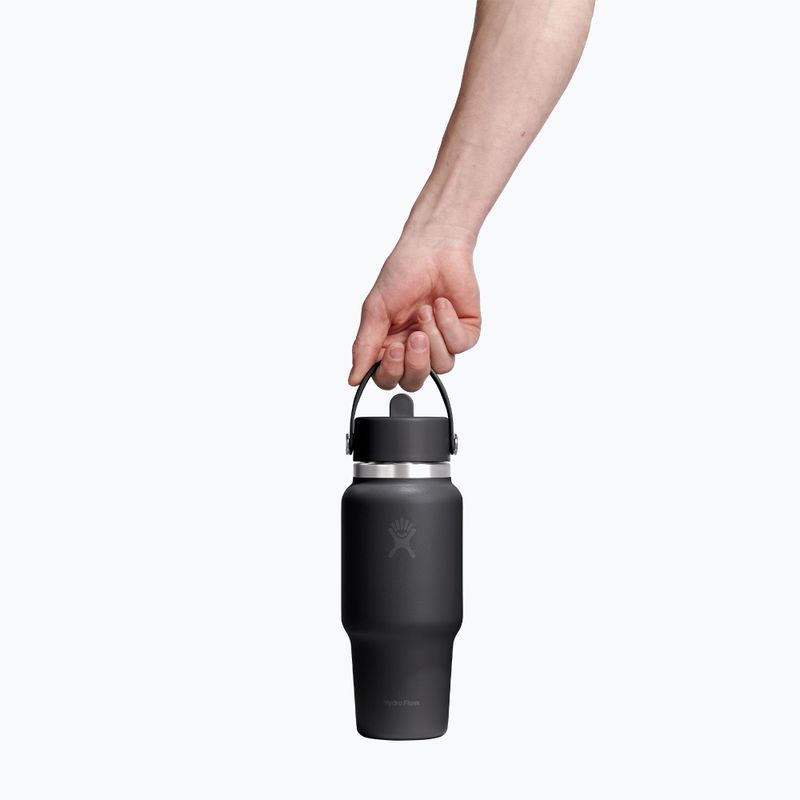 Thermoflasche Hydro Flask Wide Flex Straw Travel 621 ml black 3