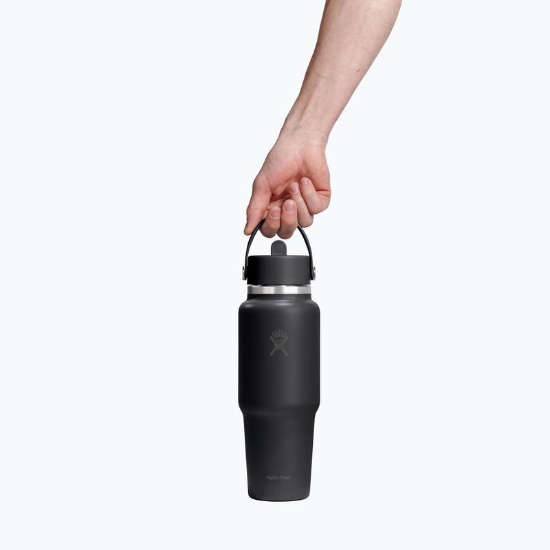 Isolierflasche Hydro Flask Wide Flex Straw Travel 946 ml black 3