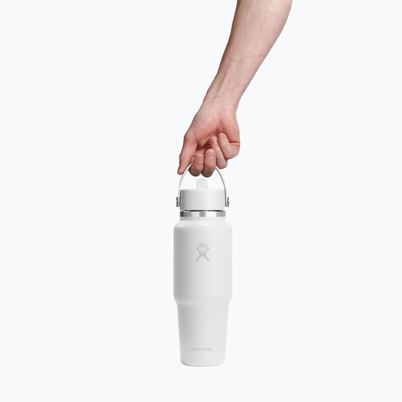 Isolierflasche Hydro Flask Wide Flex Straw Travel 946 ml white 3