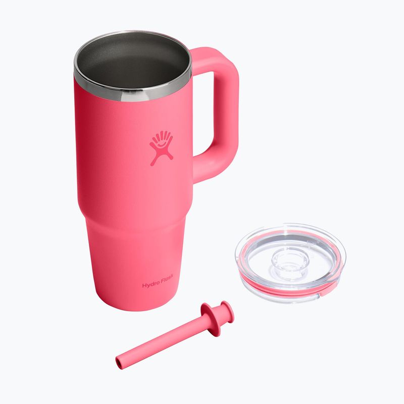 Becher Hydro Flask Travel Tumbler Clear Lid 710 ml popstar pink 4