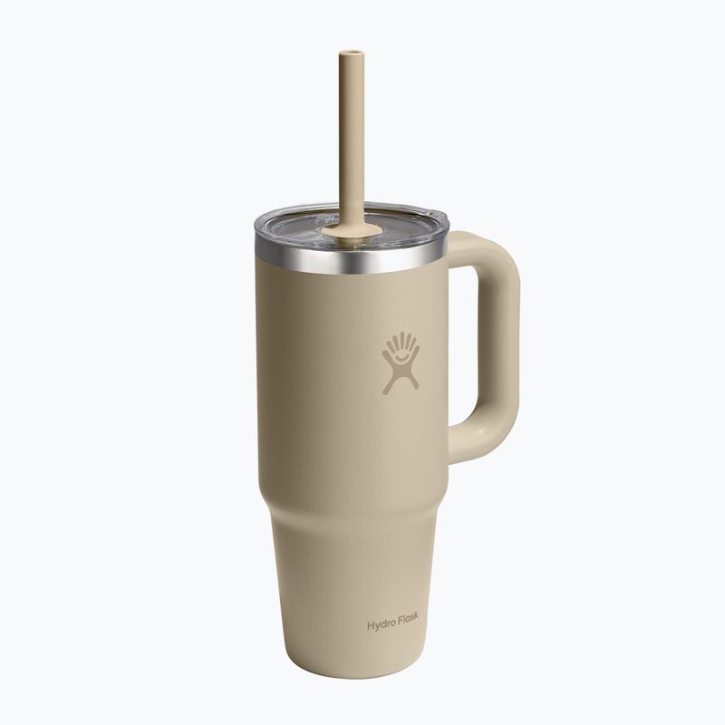 Becher Hydro Flask Travel Tumbler Clear Lid 710 ml oat 2