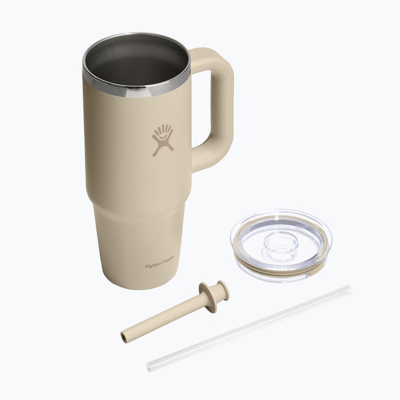 Becher Hydro Flask Travel Tumbler Clear Lid 710 ml oat 4