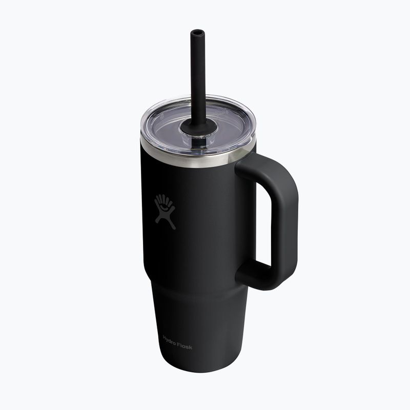 Becher Hydro Flask Travel Tumbler Clear Lid 710 ml black 3