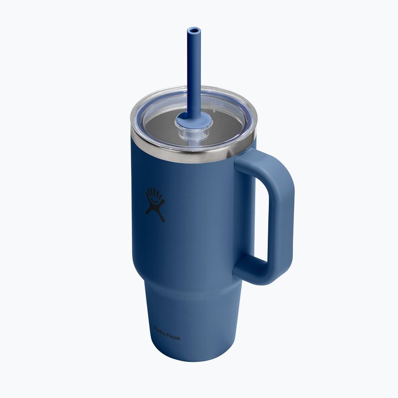 Thermobecher Hydro Flask Travel Tumbler klarer Deckel 945 ml harbor blue 3