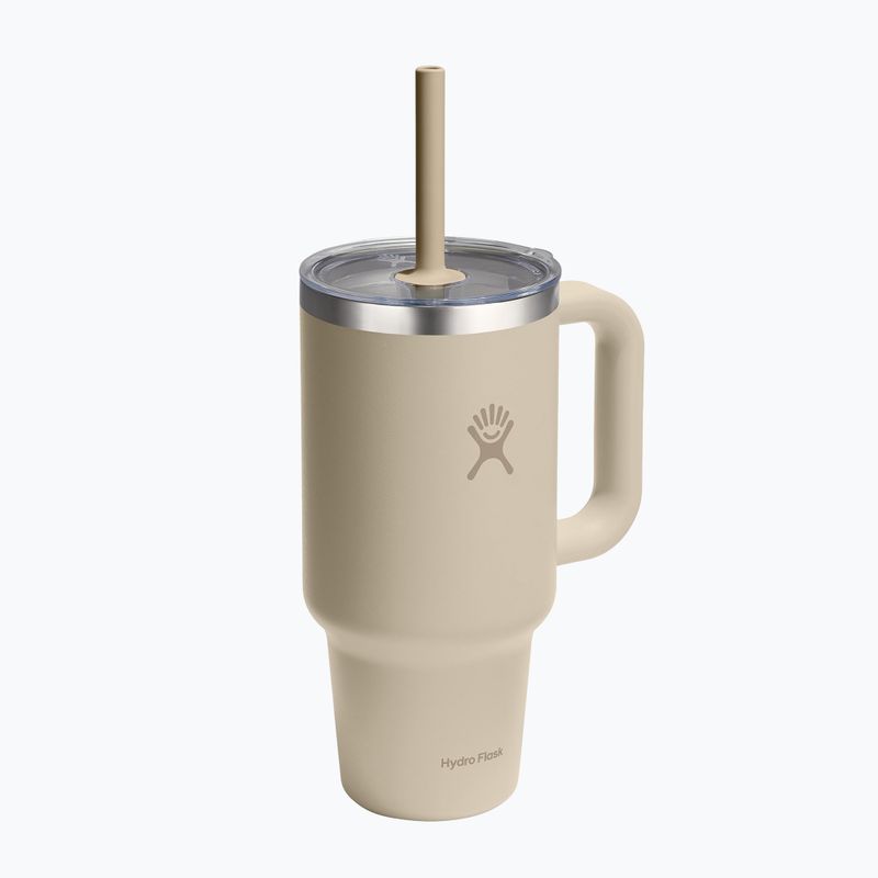 Thermobecher Hydro Flask Travel Tumbler Clear LID 945 ml oat 2