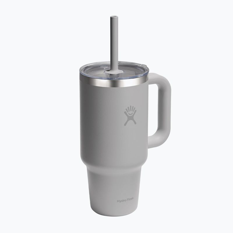 Thermobecher Hydro Flask Travel Tumbler Clear Lid birch 2