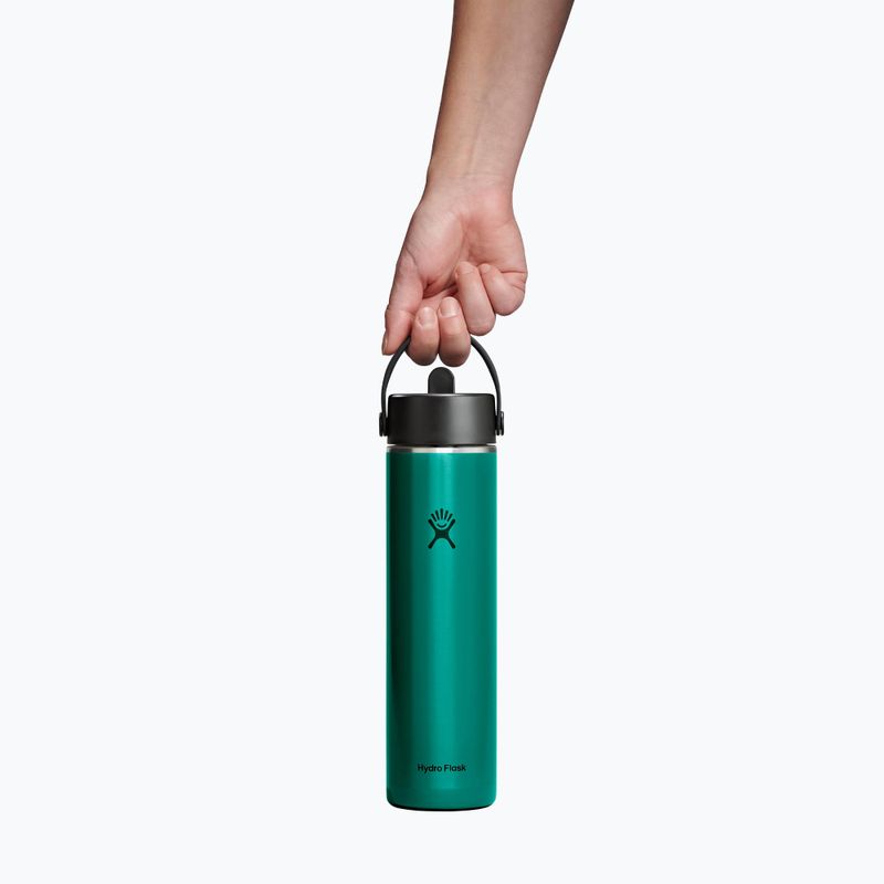 Thermoflasche Hydro Flask Lightweight Wide Flex Straw 710 ml emerald green 4