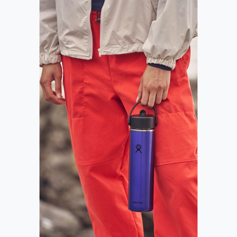 Thermoflasche Hydro Flask Lightweight Wide Flex Straw 710 ml sapphire blue 8