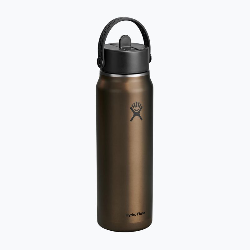 Thermoflasche Hydro Flask Lightweight Wide Flex Straw 946 ml cap obsidian 2