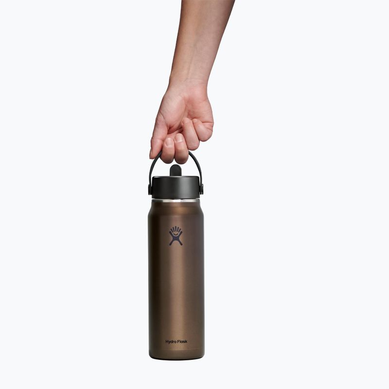 Thermoflasche Hydro Flask Lightweight Wide Flex Straw 946 ml cap obsidian 4