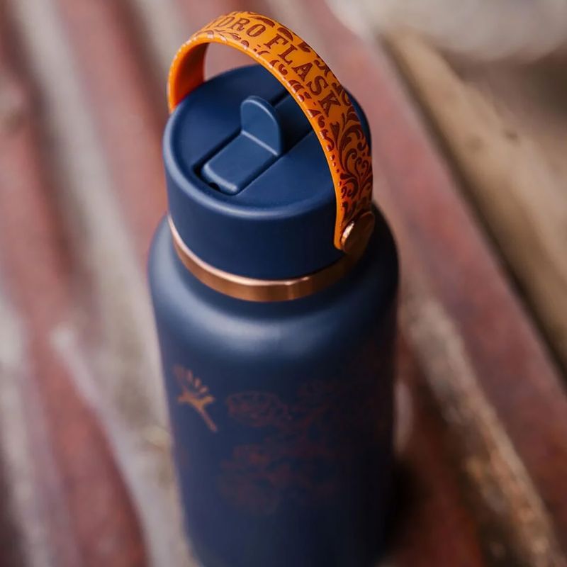 Thermoflasche Hydro Flask Wide Mouth with Flex Straw Cap 946 ml western dark blue 5