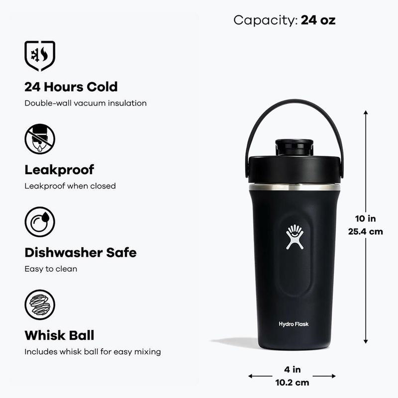 Shaker Hydro Flask Isolierter Shaker 710 ml mermaid green 5