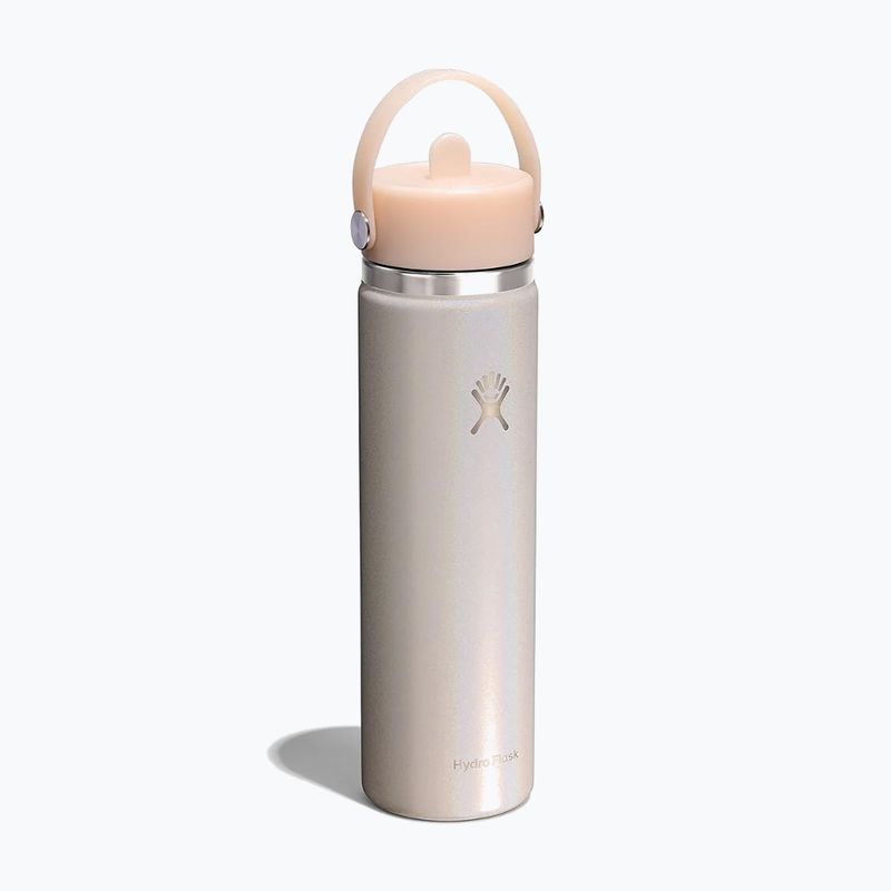 Thermosflasche Hydro Flask Wide Mouth with Flex Straw Cap 710 ml glimmer cream 2