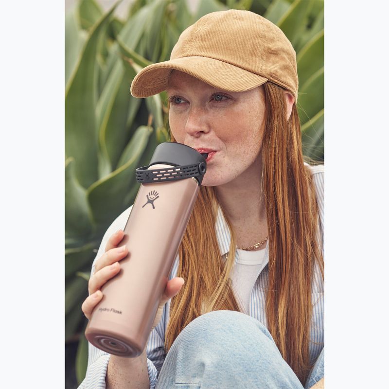Thermoflasche Hydro Flask Lightweight Wide Flex Straw 710 ml quartz 5