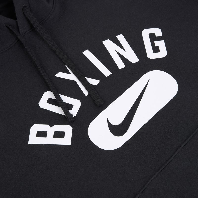 Herrenpullover Nike Boxing Disc Club Hoodie black/white 3