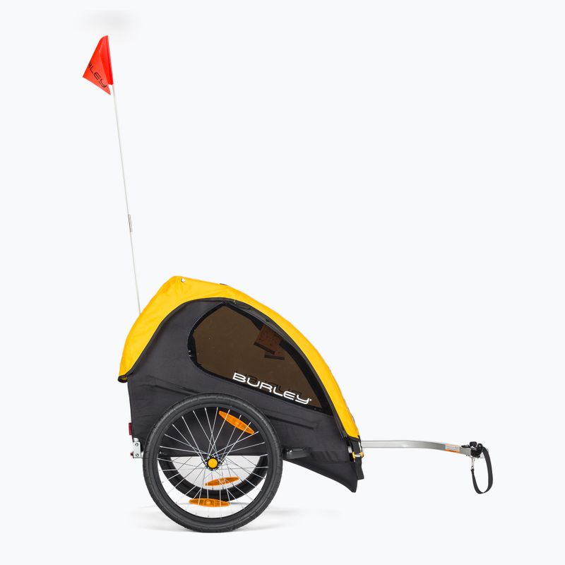 Burley Bee Doppelter Fahrradanhänger gelb BU-946206 2