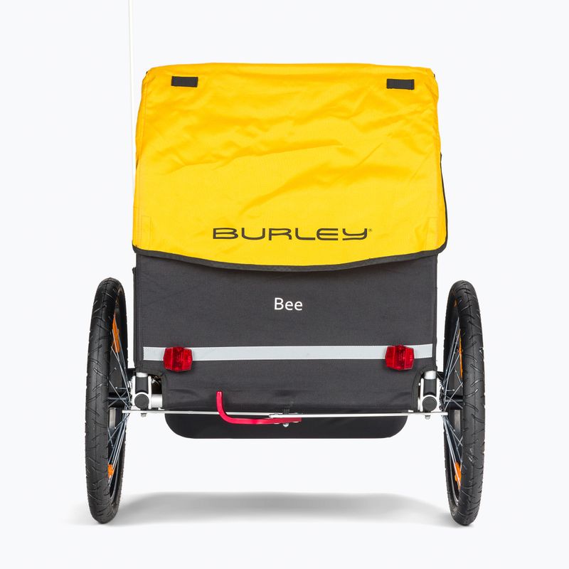 Burley Bee Doppelter Fahrradanhänger gelb BU-946206 3