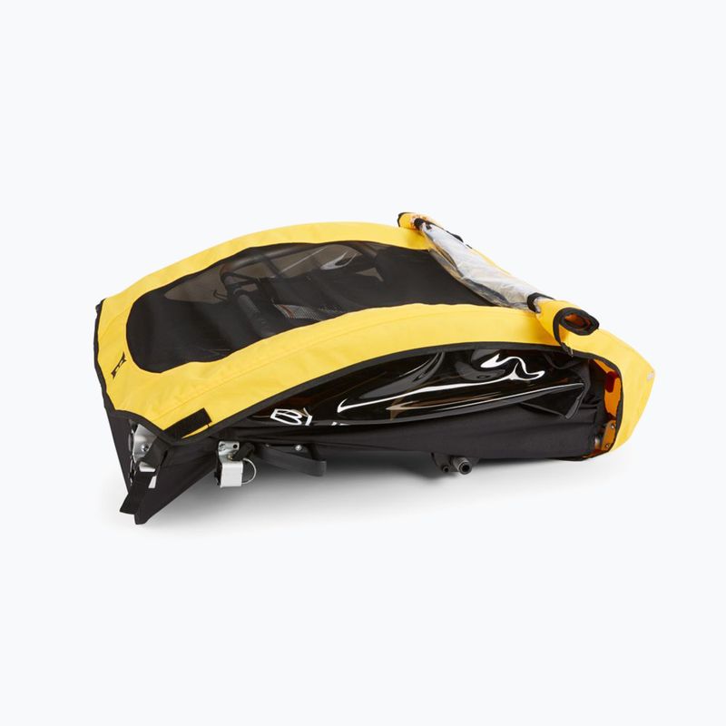 Burley Bee Doppelter Fahrradanhänger gelb BU-946206 10