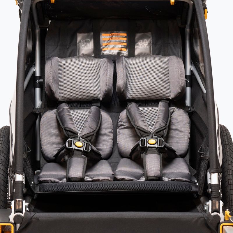 Burley Premium Kinder-Wohnwagen-Sitzauflagen grau BU-960134 2