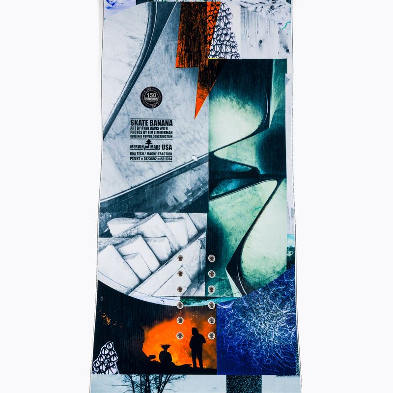 Snowboard Lib Tech Skate Banane schwarz und weiß 21SN024 5