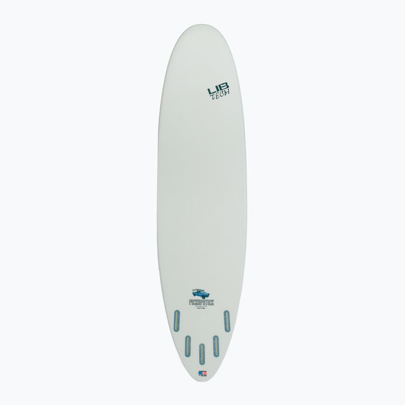 Lib Tech Pickup Stick Surfbrett weiß und blau 22SU010 3