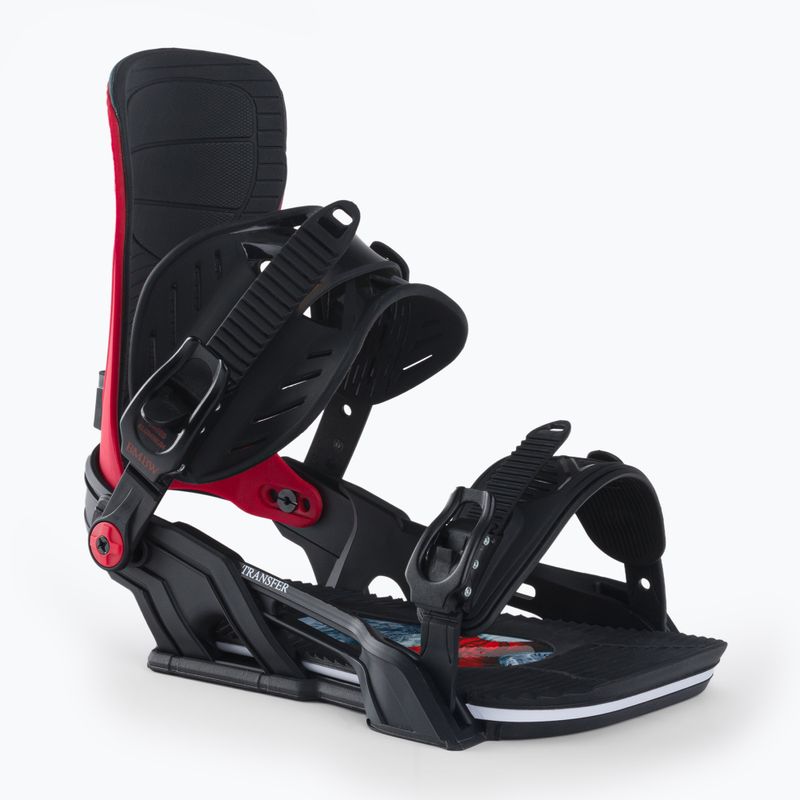 Snowboardbindungen Ben Metal Transfer schwarz-rot 22BN7-BKRED
