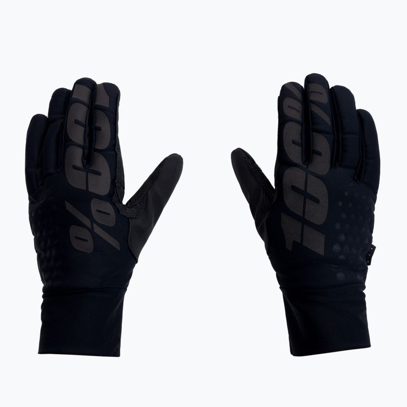 100% Hydromatic Brisker Fahrradhandschuhe schwarz STO-10010-001-10 3