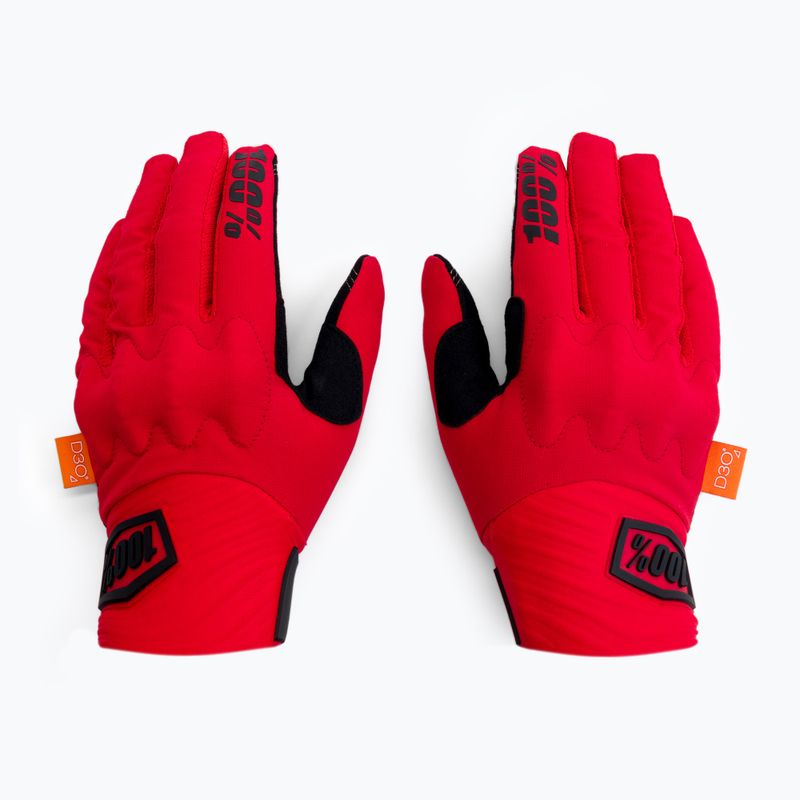 Fahrradhandschuhe 100% Cognito rot STO-10013-013-10 3