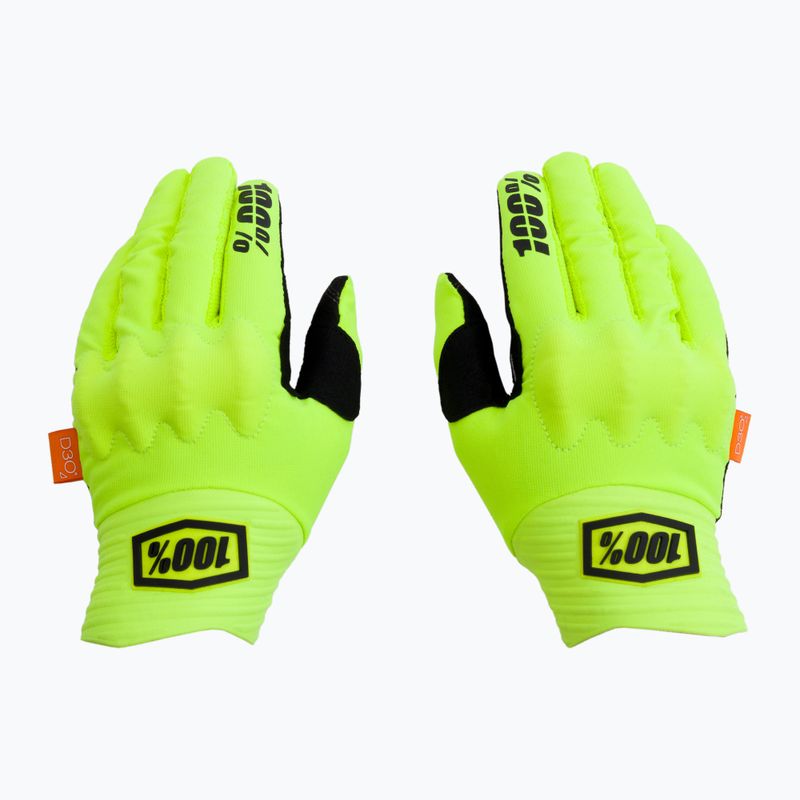 Fahrradhandschuhe 100% Cognito gelb STO-10013-014-10 3